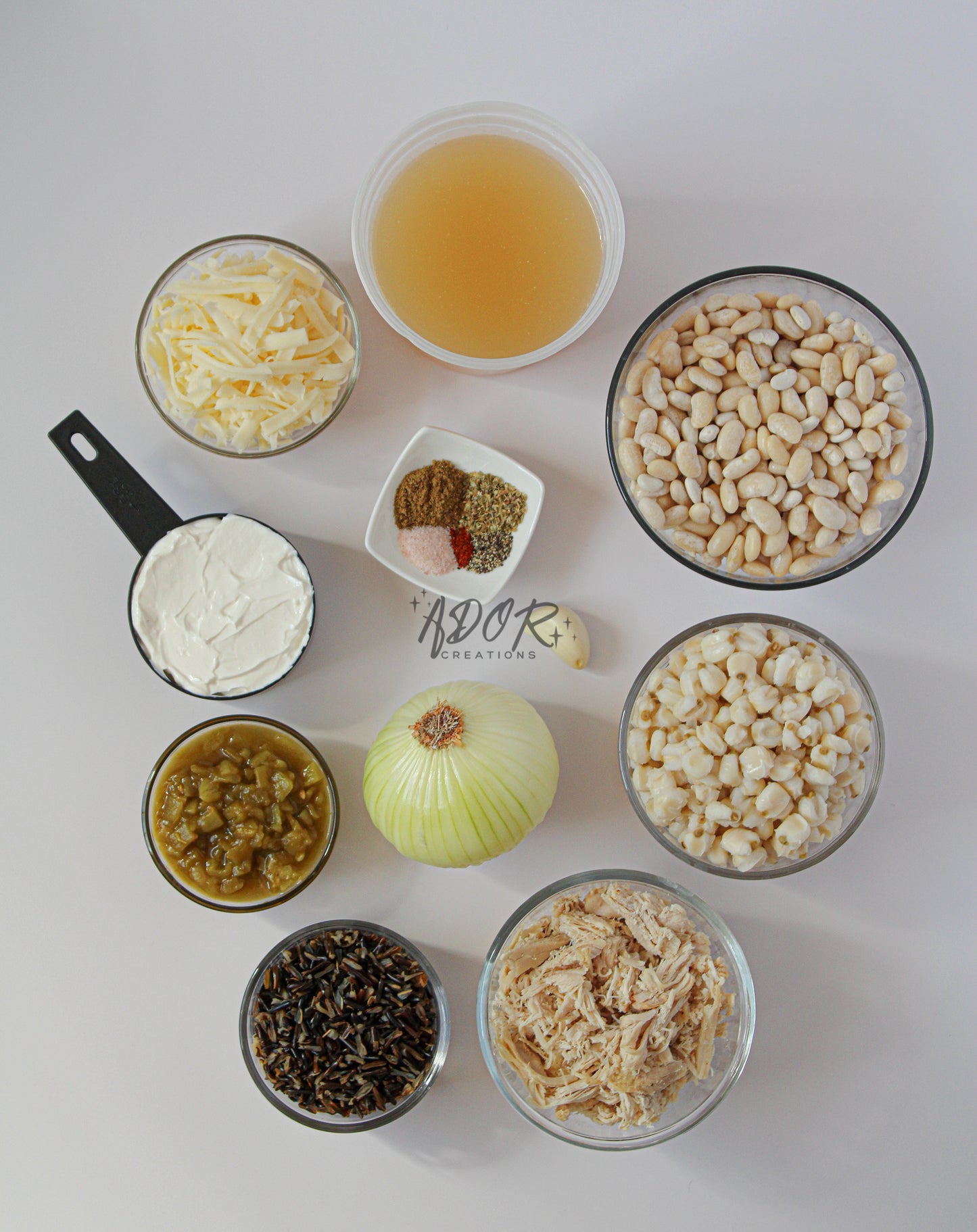 Creamy Chicken & Wild Rice White Chili - Set 3 of 3