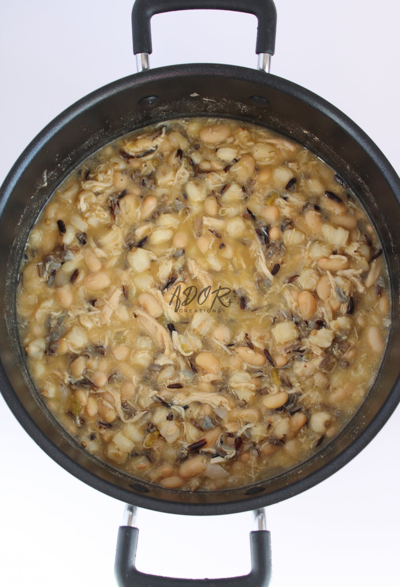 Creamy Chicken & Wild Rice White Chili - Set 3 of 3