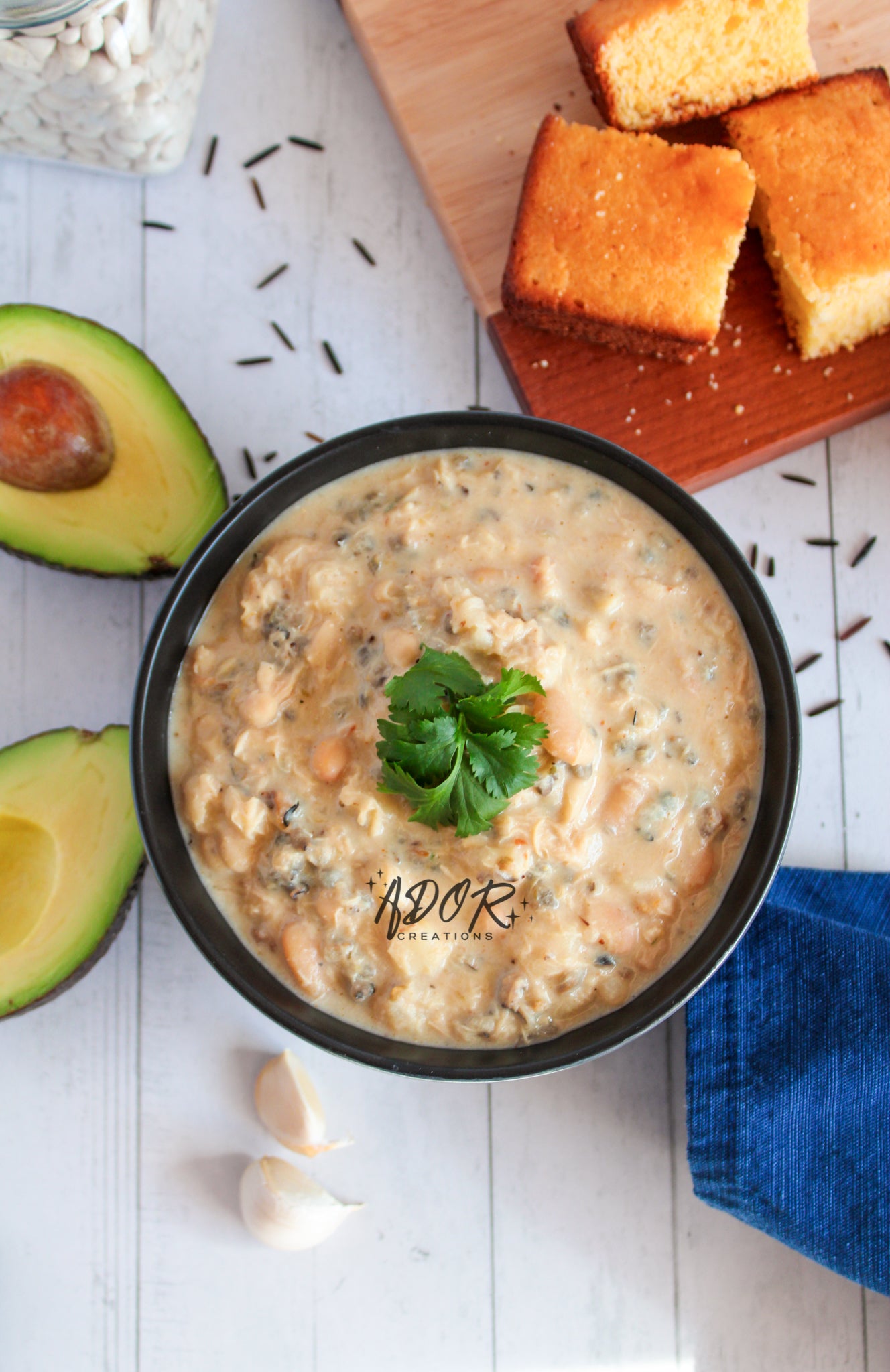 Creamy Chicken & Wild Rice White Chili - Set 3 of 3