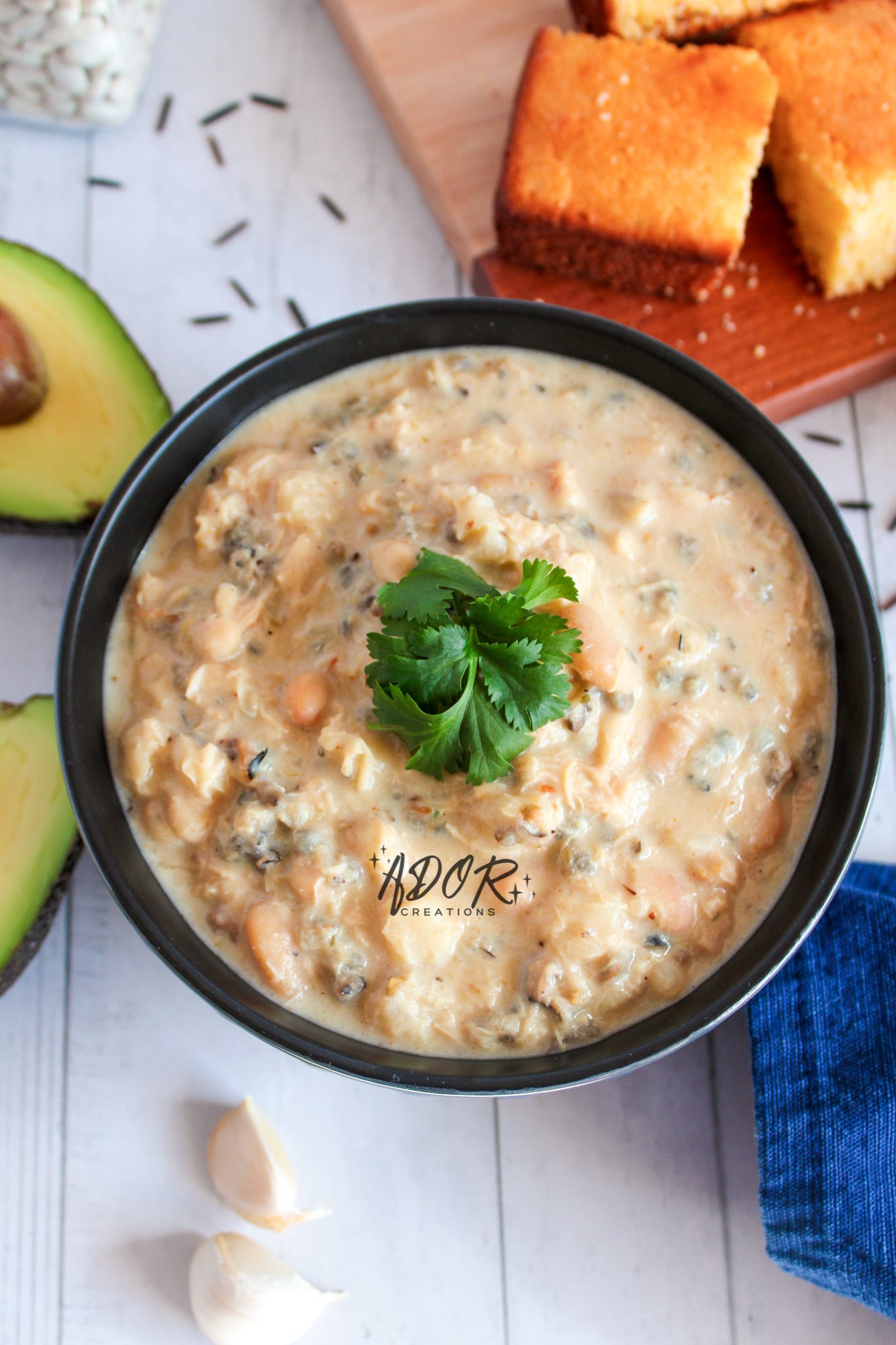 Creamy Chicken & Wild Rice White Chili - Set 3 of 3