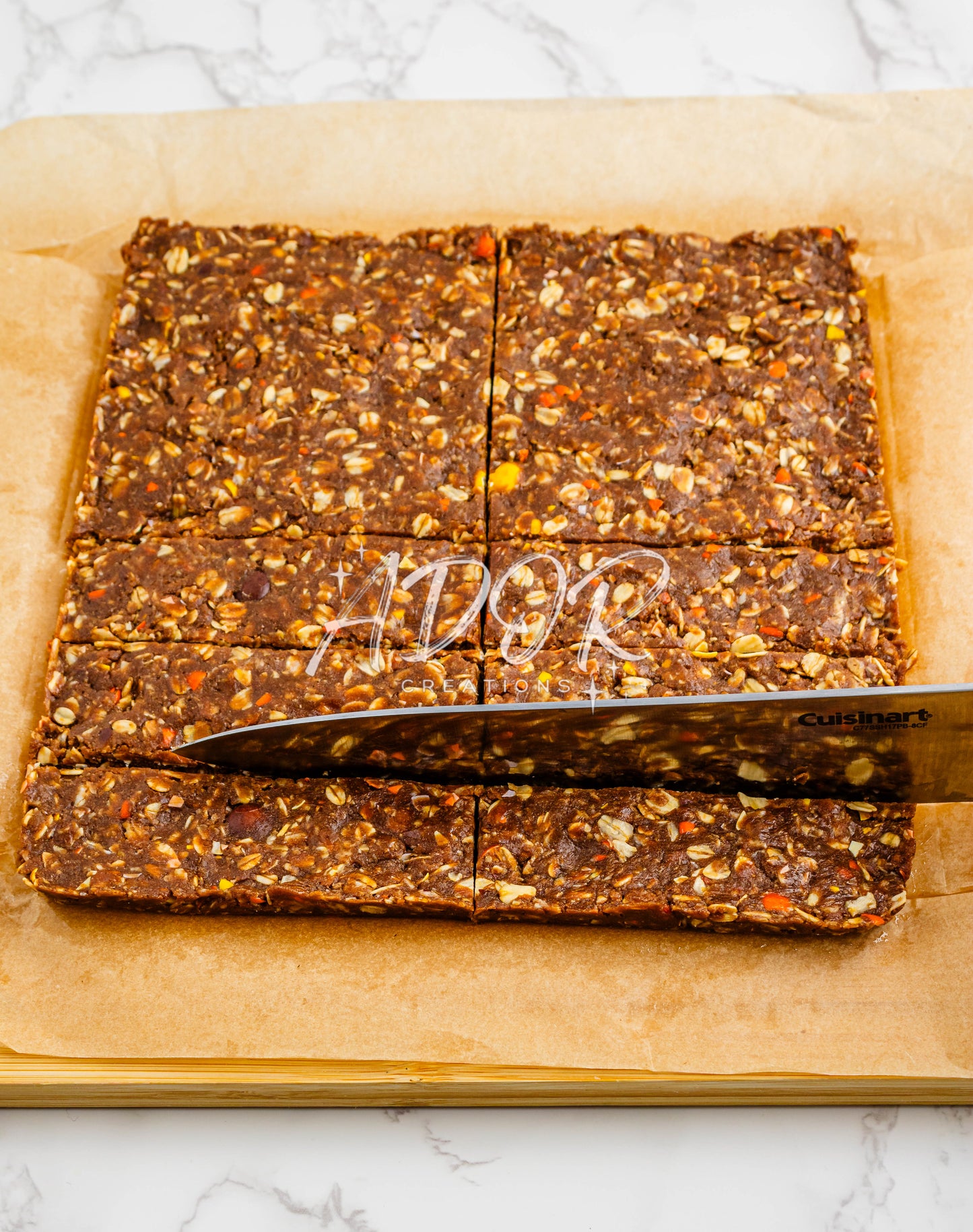 No-Bake Reese's Pieces Protein Bars - Set 4 of 6