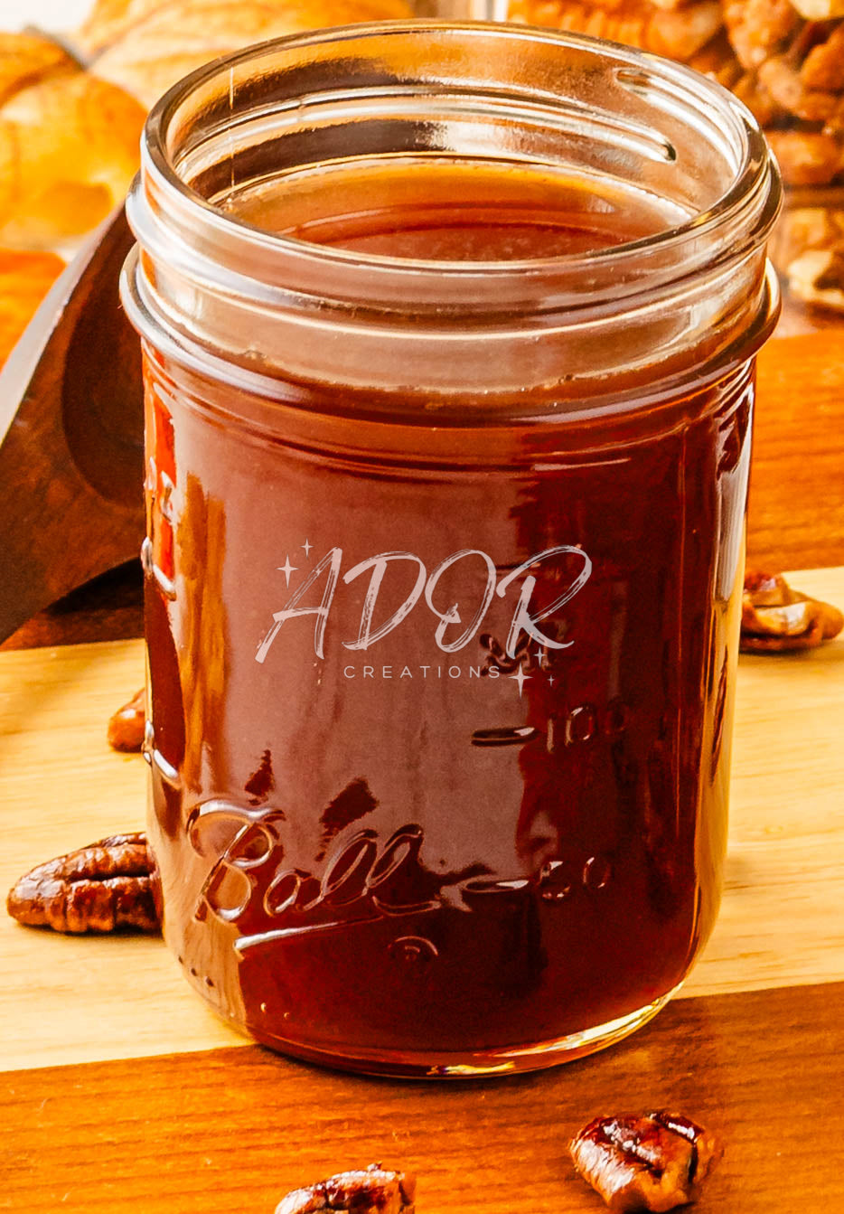 Homemade Pecan Syrup & Sweet Toasted Pecans - Set 1 of 3