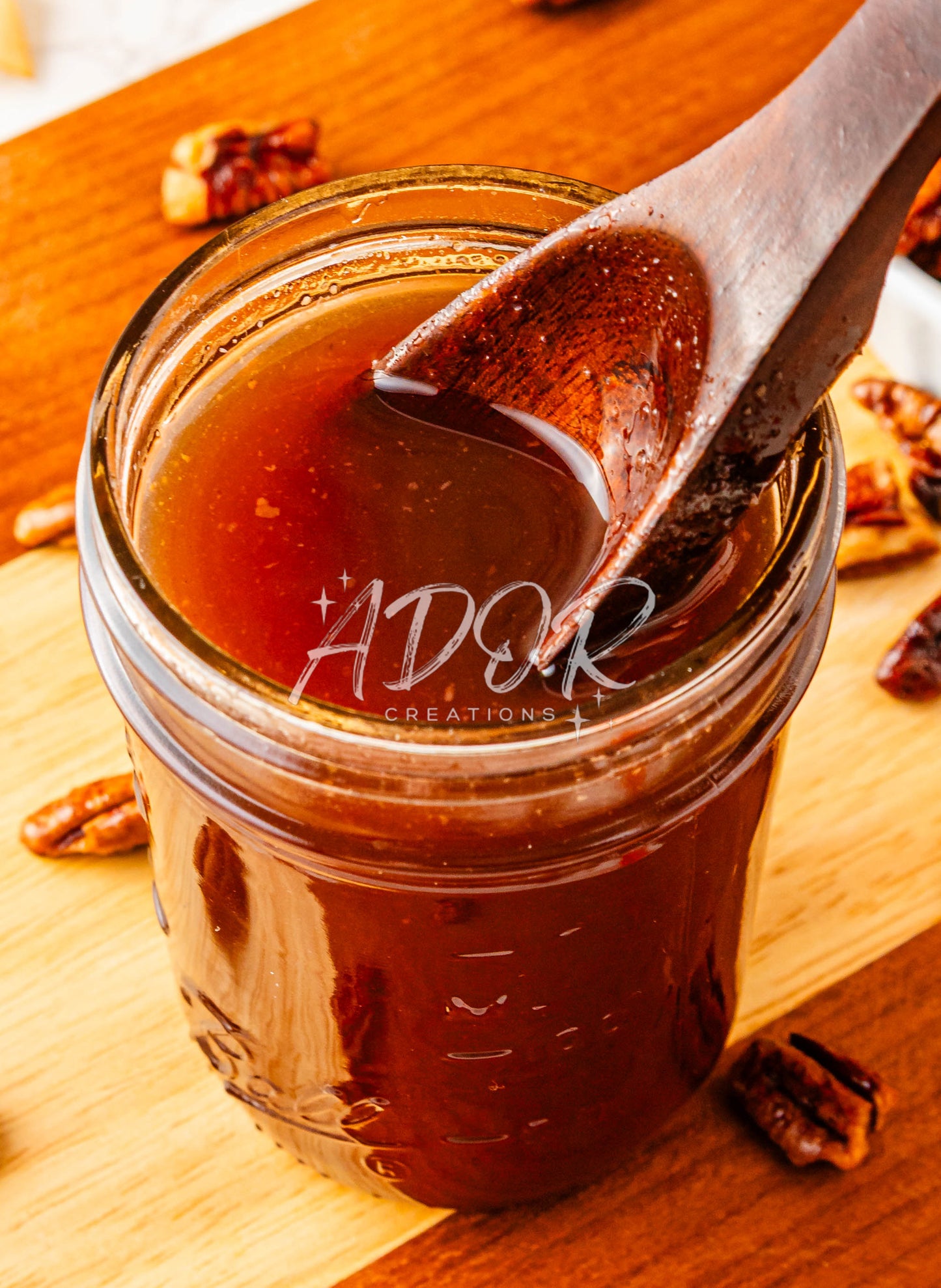 Homemade Pecan Syrup & Sweet Toasted Pecans - Set 1 of 3