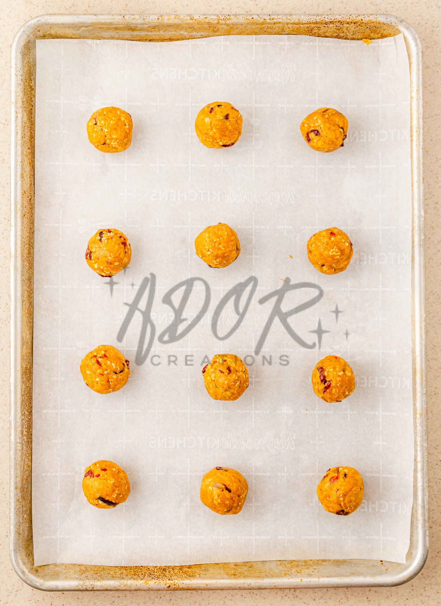 Pumpkin Oatmeal Cranberry Sandwich Cookies - Set 1 of 3