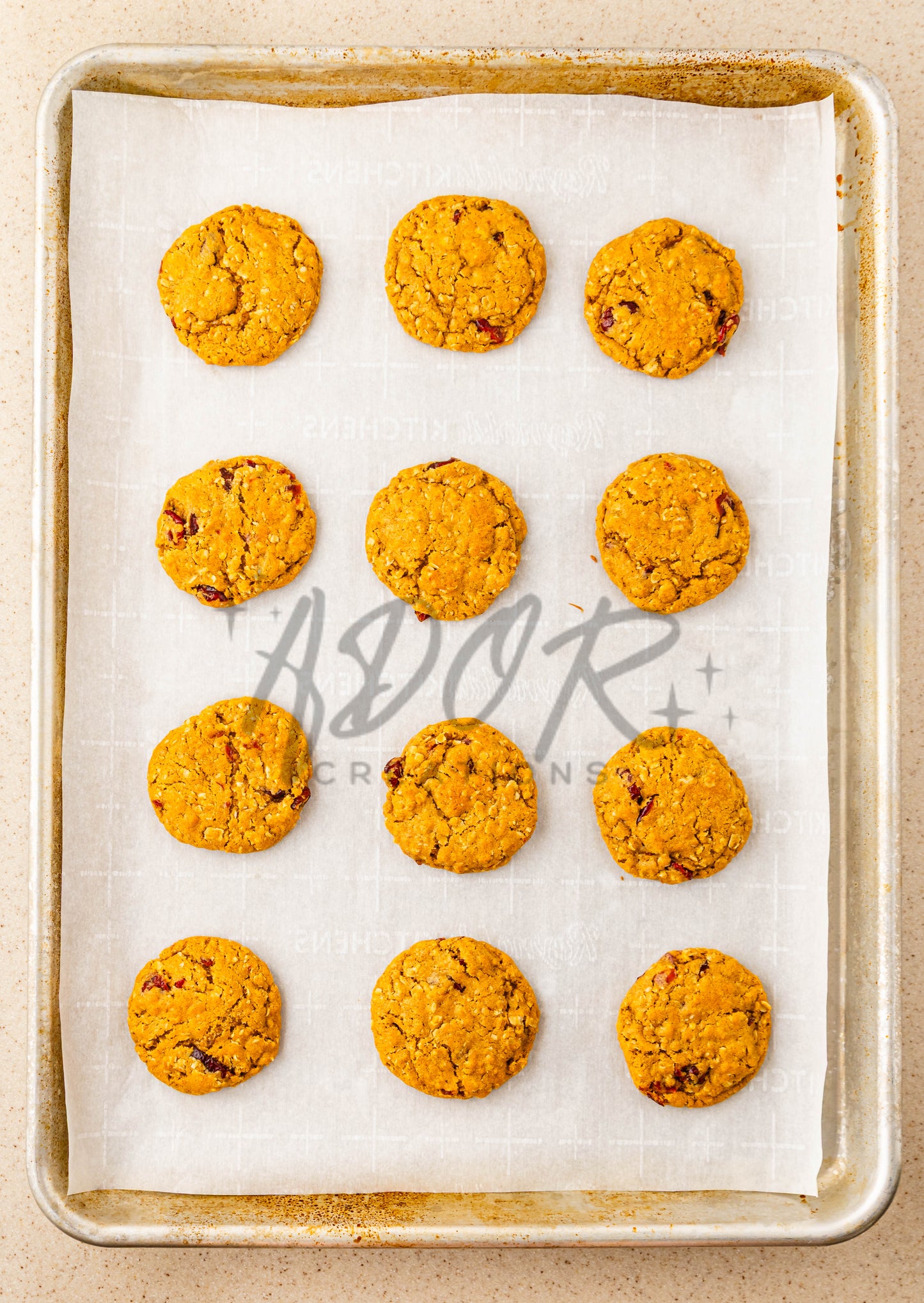 Pumpkin Oatmeal Cranberry Sandwich Cookies - Set 1 of 3