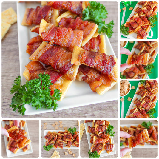 Cinnamon Toast Crunch Bacon Wrapped Crackers - Set 2 of 4