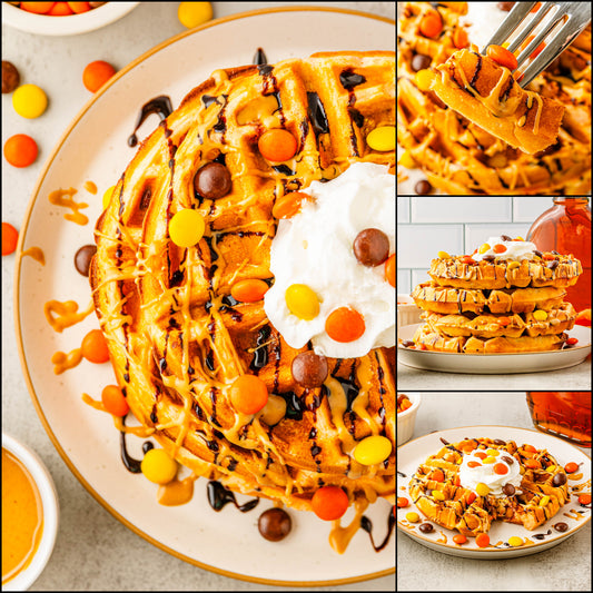 Reese's Pieces Waffles - EXCLUSIVE