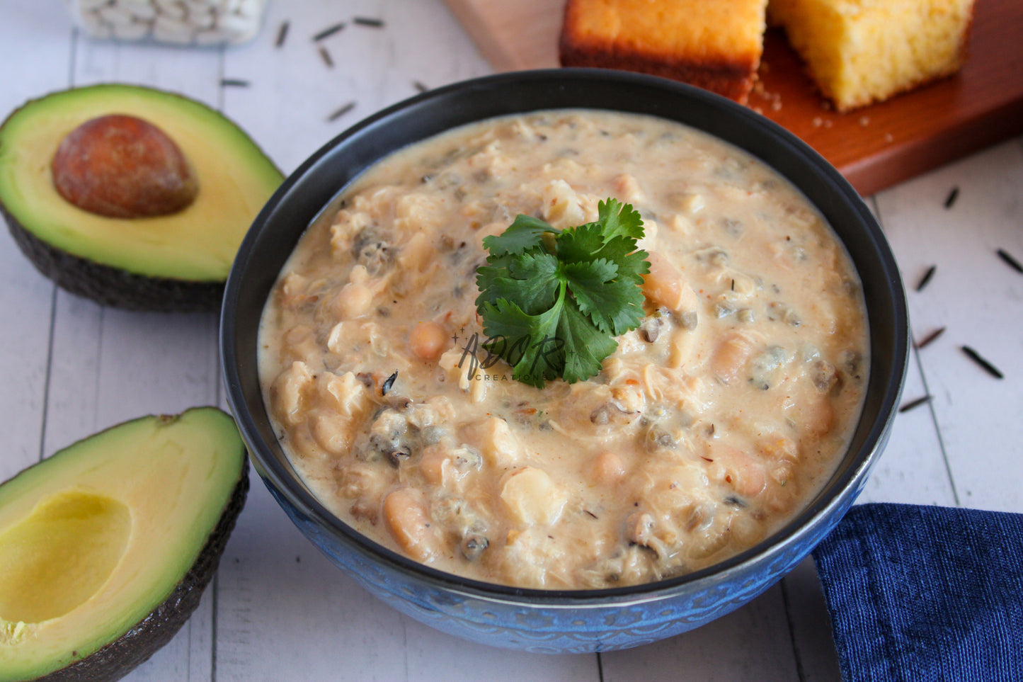 Creamy Chicken & Wild Rice White Chili - Set 3 of 3