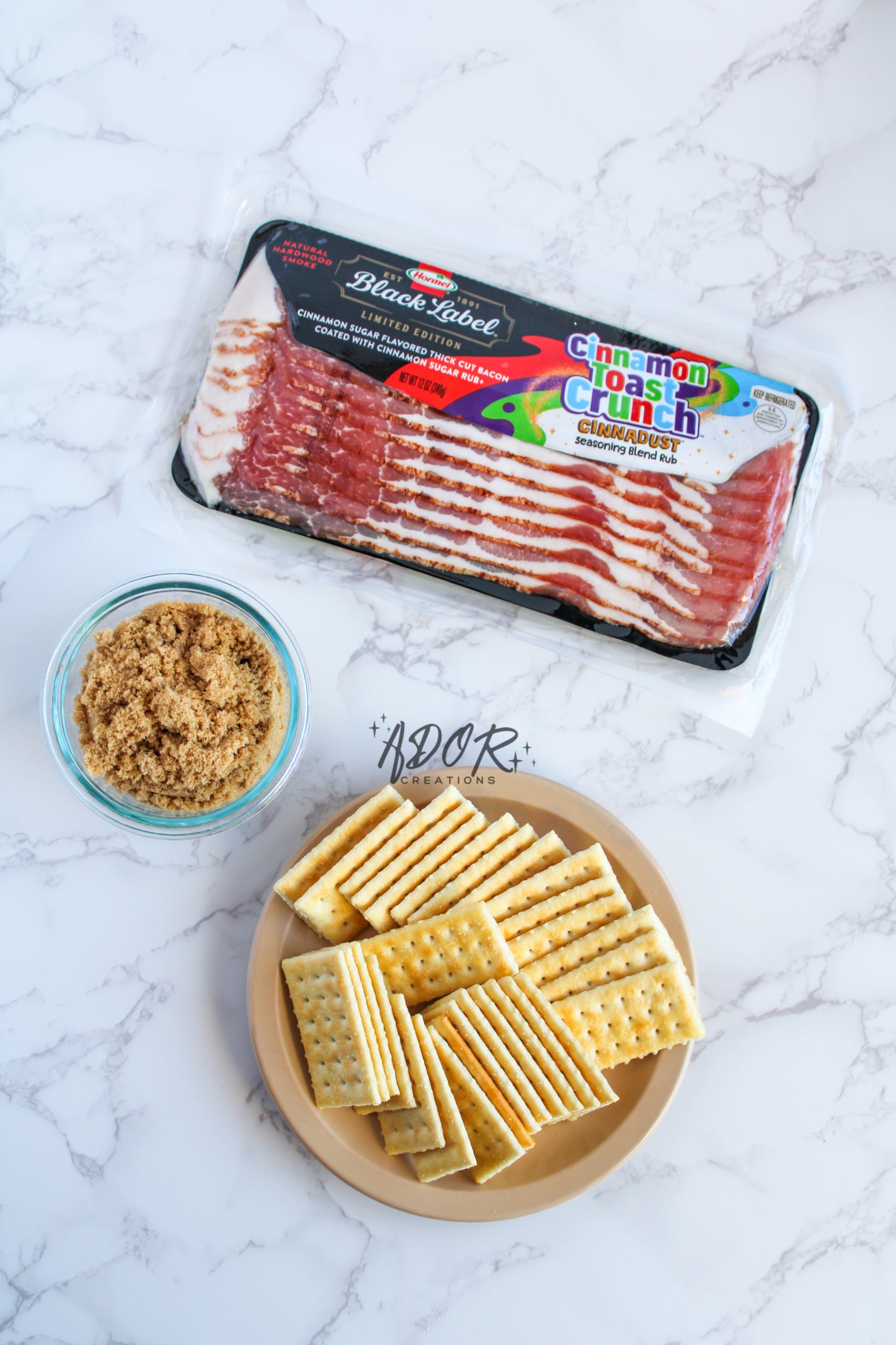 Cinnamon Toast Crunch Bacon Wrapped Crackers - Set 1 of 4