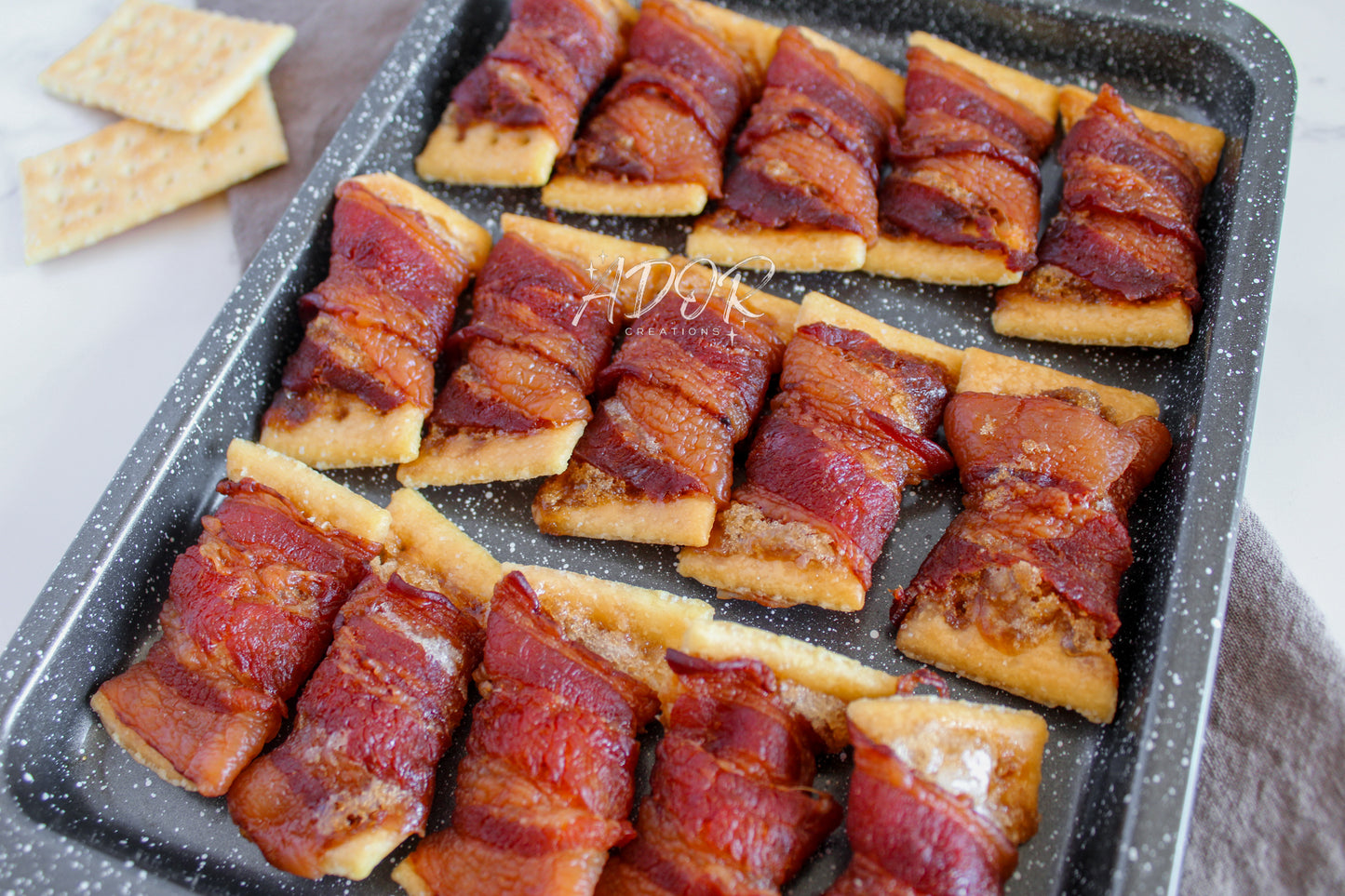 Cinnamon Toast Crunch Bacon Wrapped Crackers - Set 1 of 4