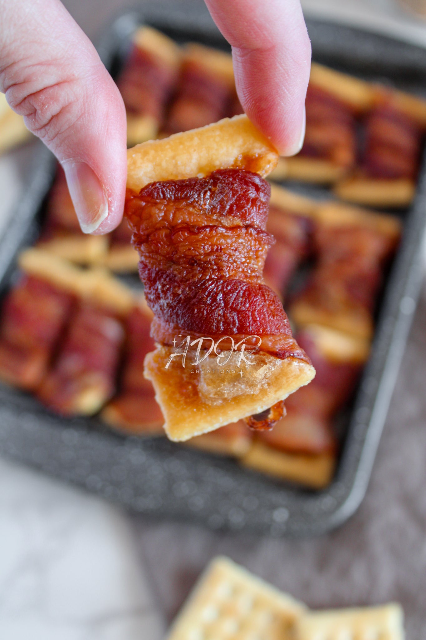 Cinnamon Toast Crunch Bacon Wrapped Crackers - Set 1 of 4