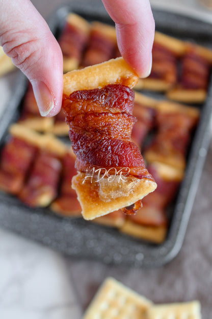 Cinnamon Toast Crunch Bacon Wrapped Crackers - Set 1 of 4