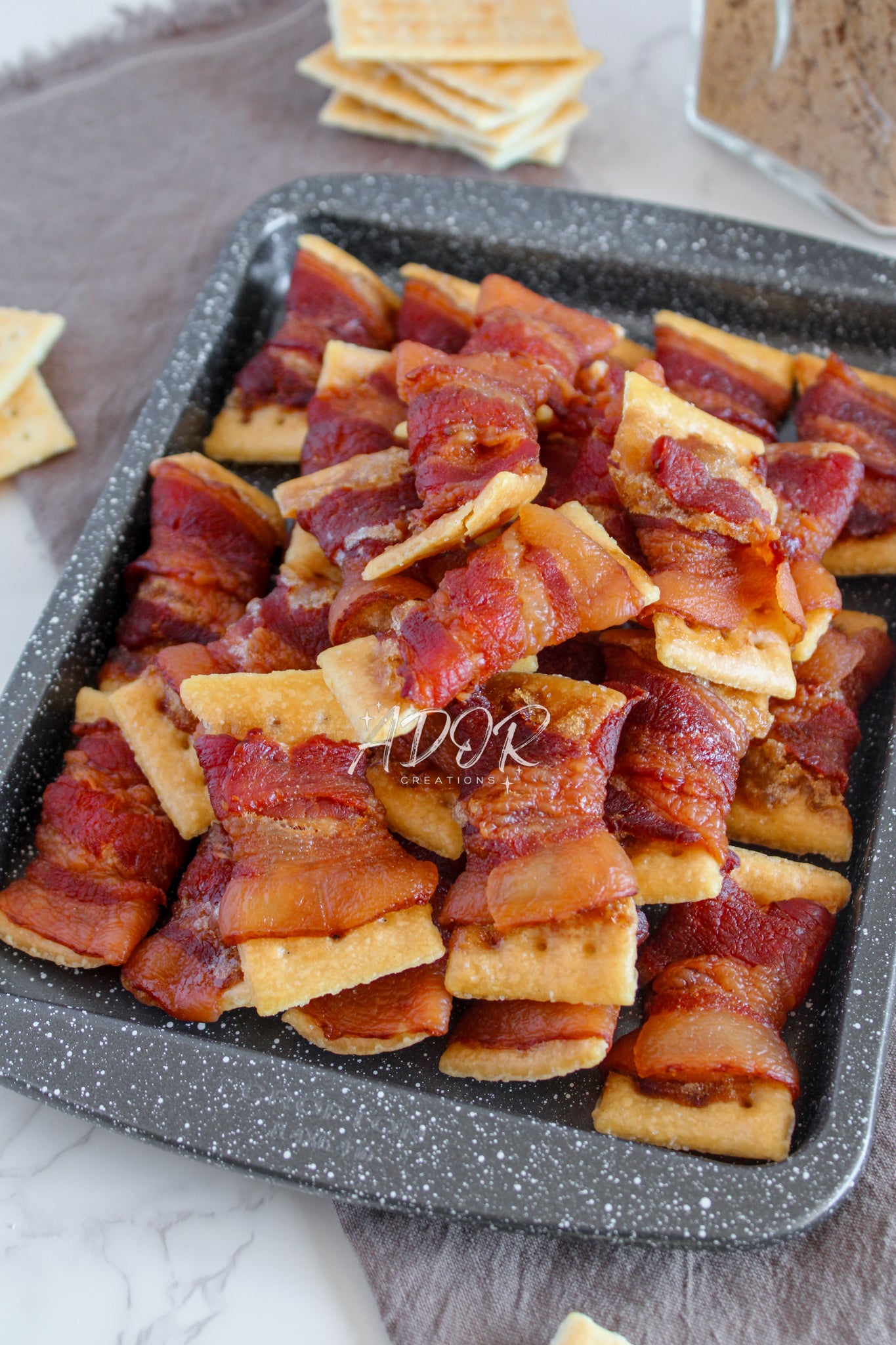 Cinnamon Toast Crunch Bacon Wrapped Crackers - Set 1 of 4