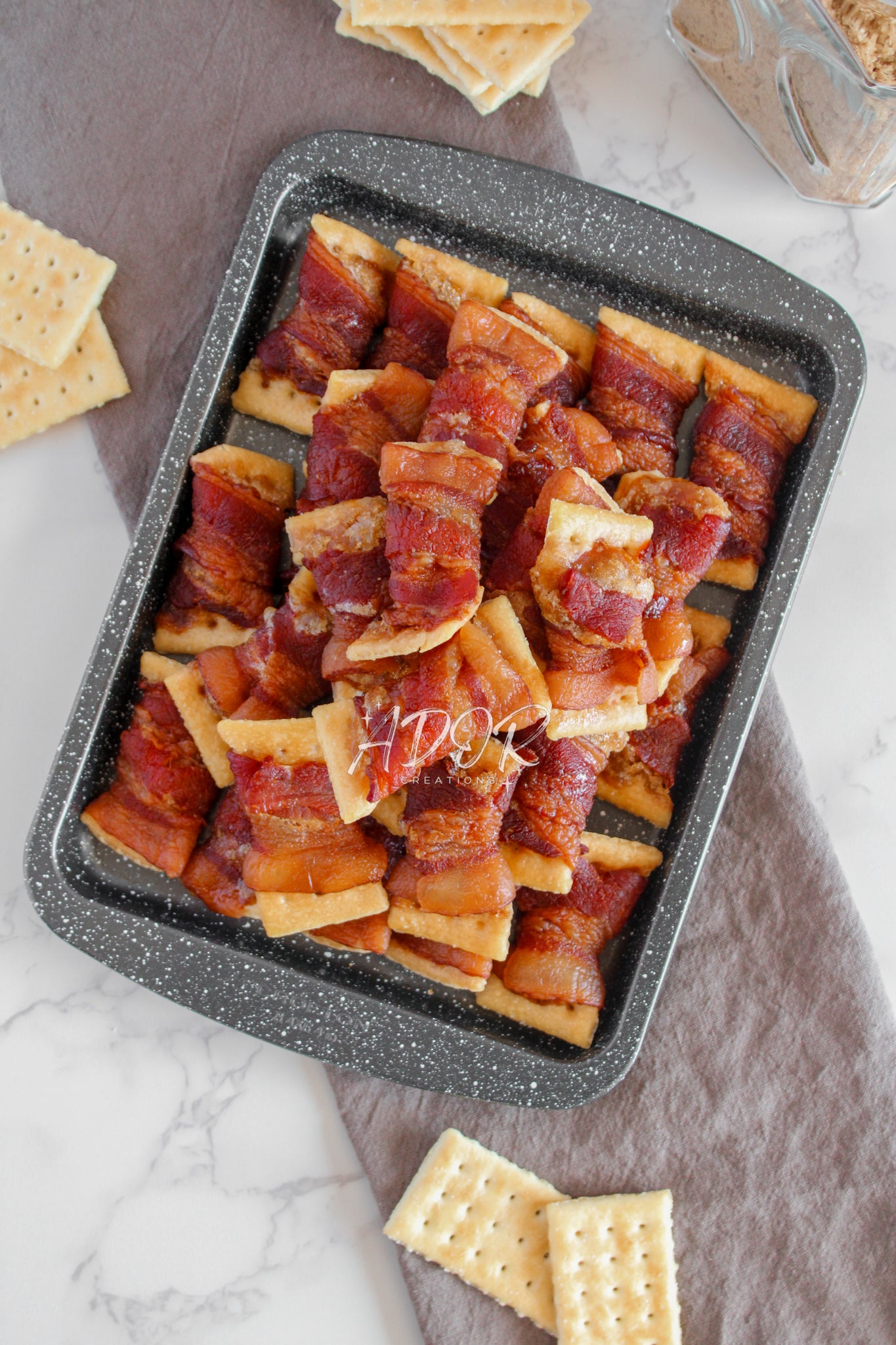 Cinnamon Toast Crunch Bacon Wrapped Crackers - Set 1 of 4