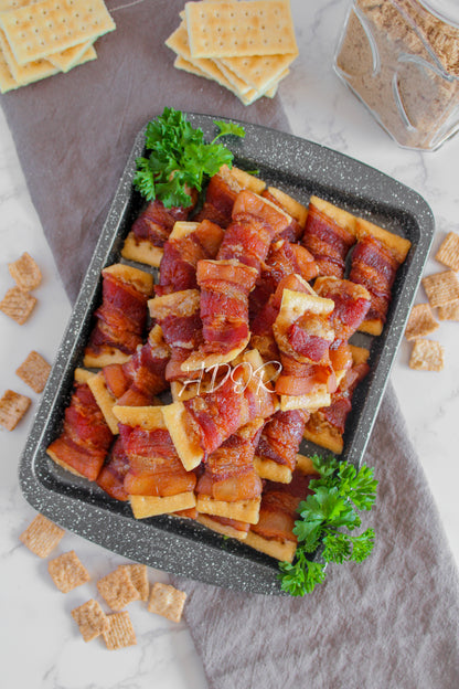 Cinnamon Toast Crunch Bacon Wrapped Crackers - Set 1 of 4