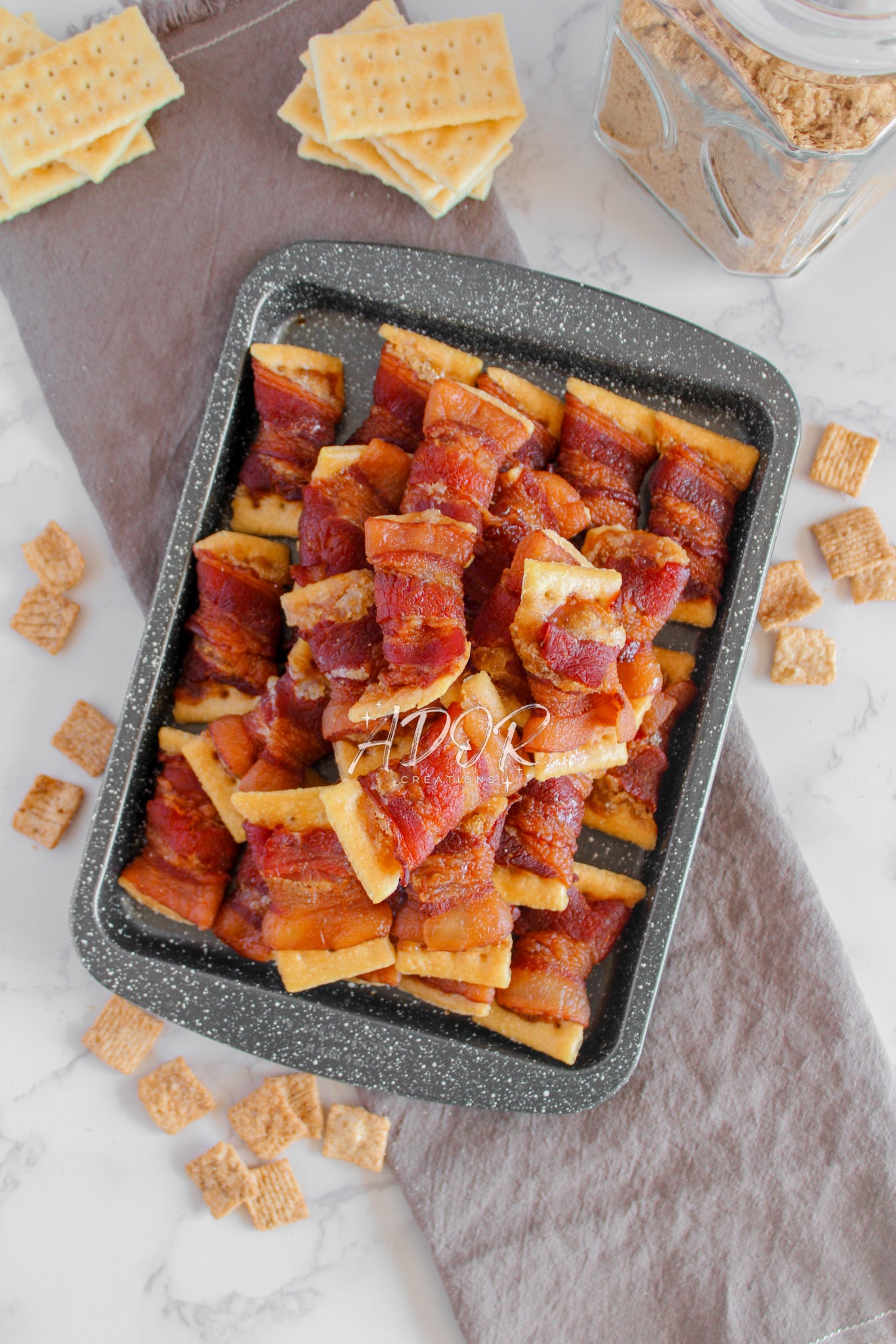 Cinnamon Toast Crunch Bacon Wrapped Crackers - Set 1 of 4