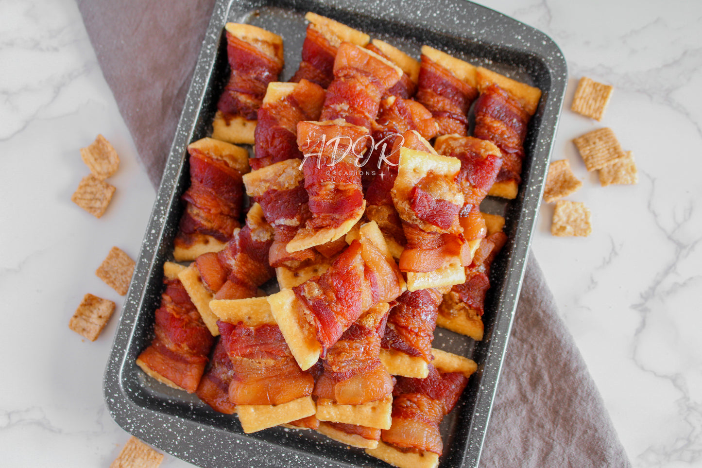 Cinnamon Toast Crunch Bacon Wrapped Crackers - Set 1 of 4