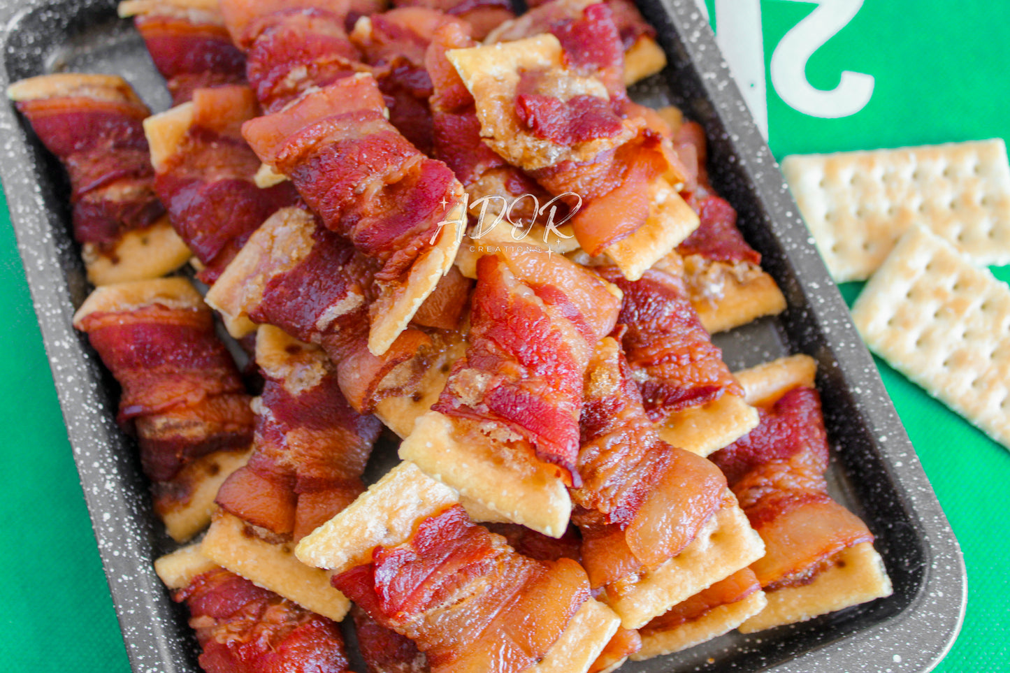 Cinnamon Toast Crunch Bacon Wrapped Crackers - Set 1 of 4