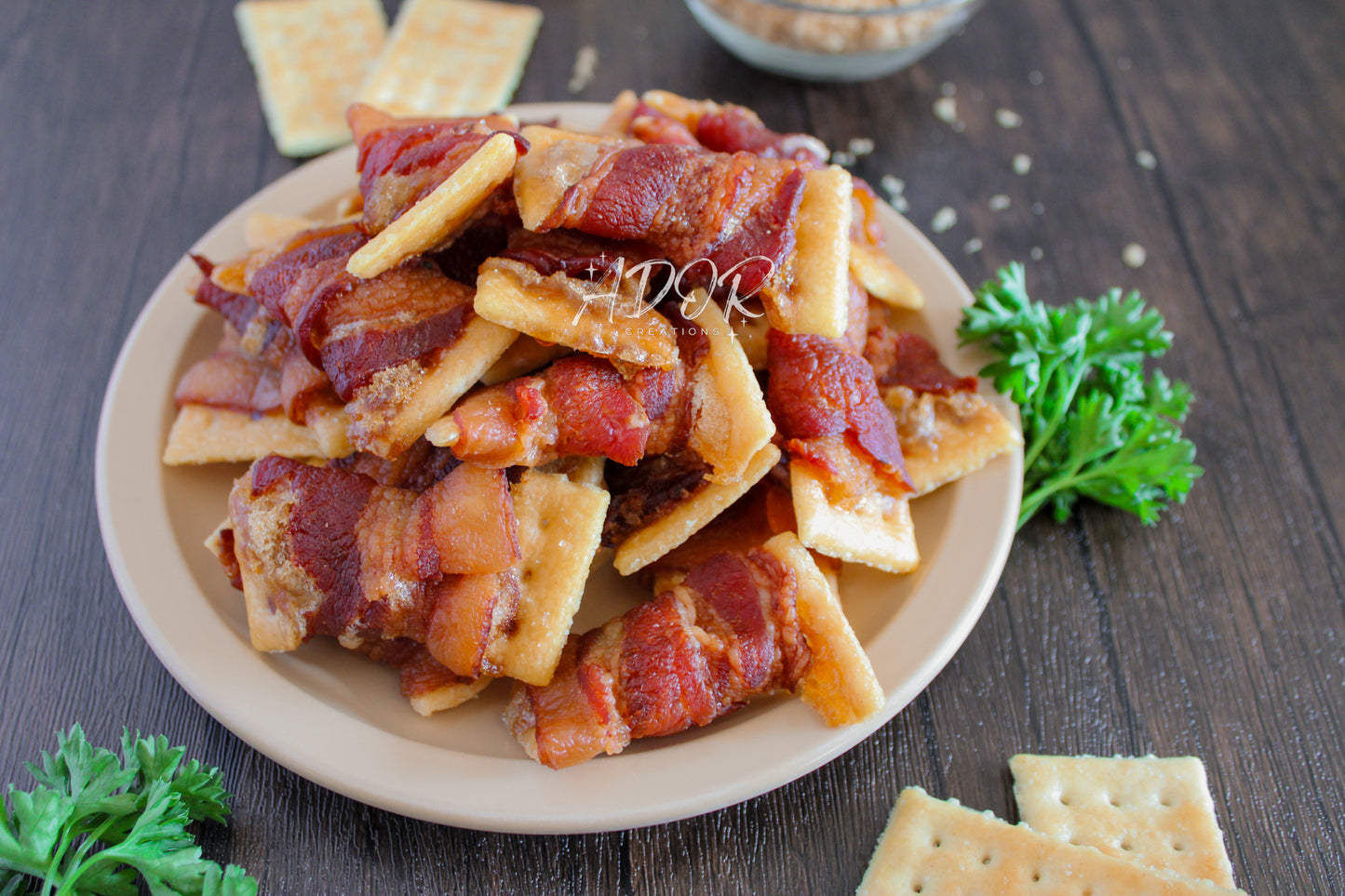 Cinnamon Toast Crunch Bacon Wrapped Crackers - Set 3 of 4