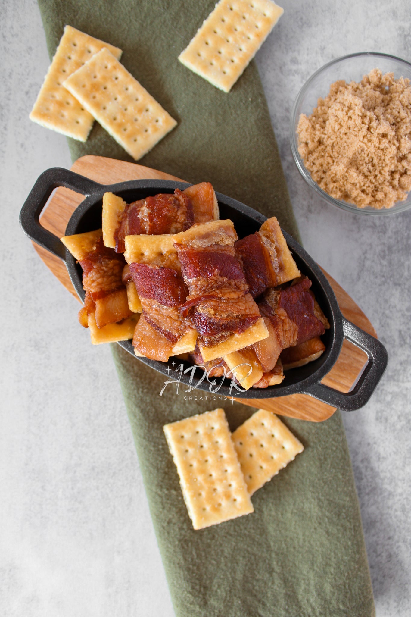 Cinnamon Toast Crunch Bacon Wrapped Crackers - Set 4 of 4