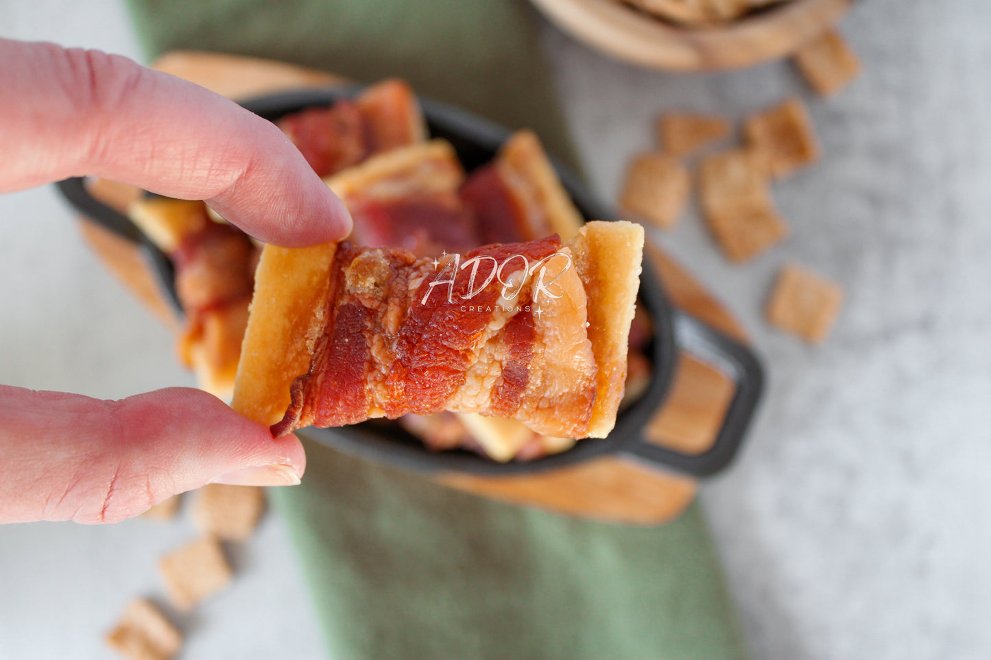 Cinnamon Toast Crunch Bacon Wrapped Crackers - Set 4 of 4