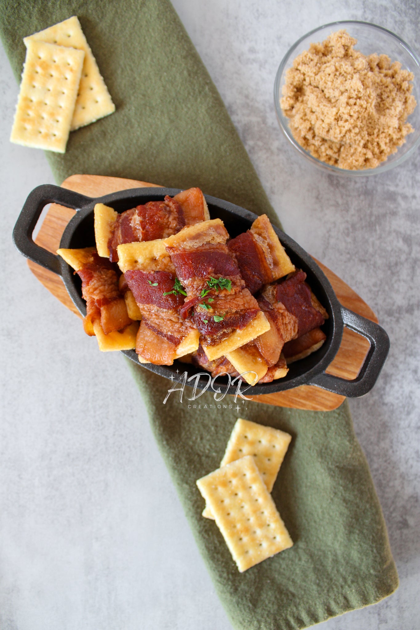 Cinnamon Toast Crunch Bacon Wrapped Crackers - Set 4 of 4