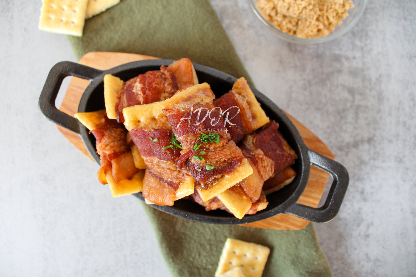 Cinnamon Toast Crunch Bacon Wrapped Crackers - Set 4 of 4