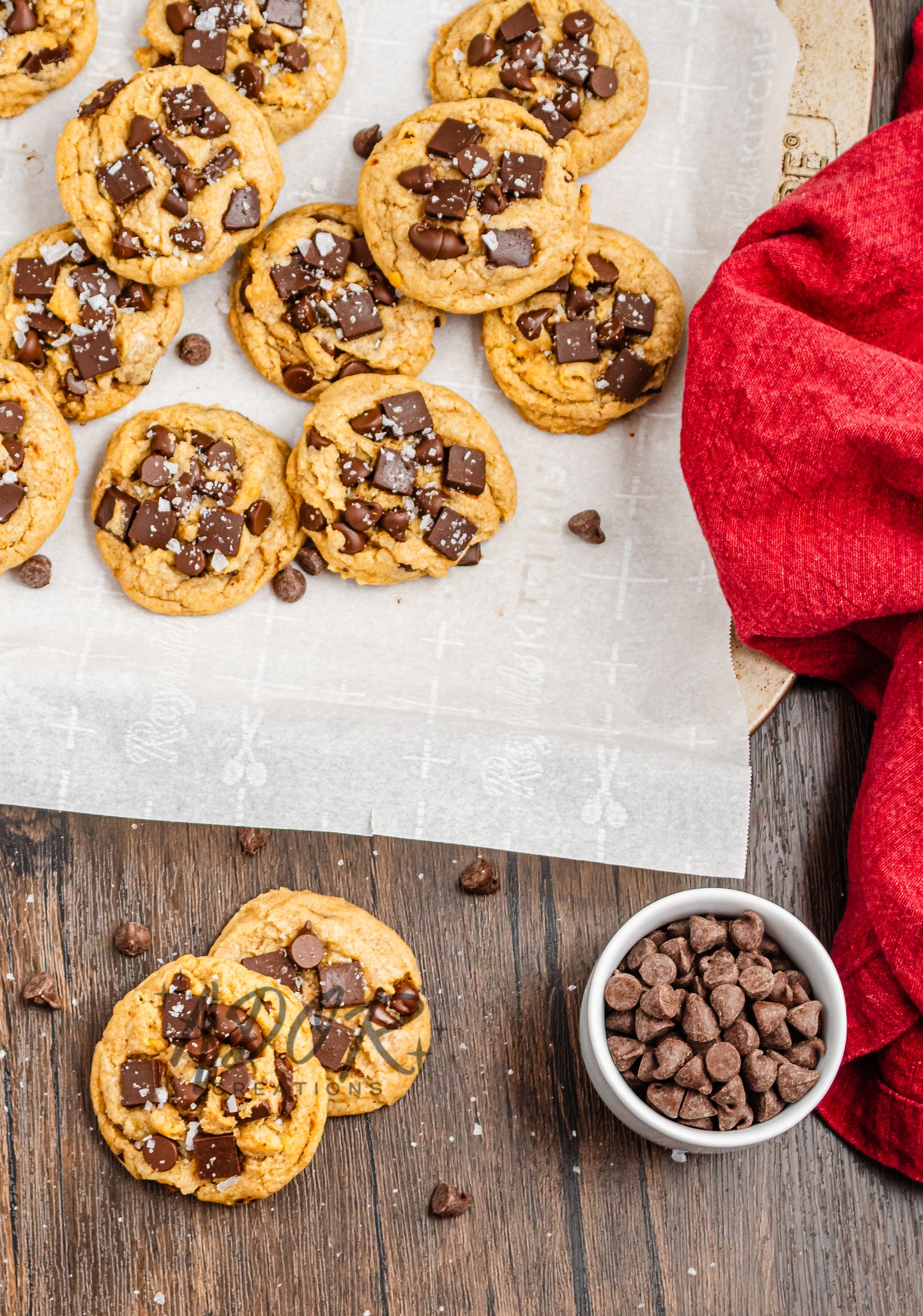 Brown Butter Banana Chocolate Chip Cookies - Set 2 of 2