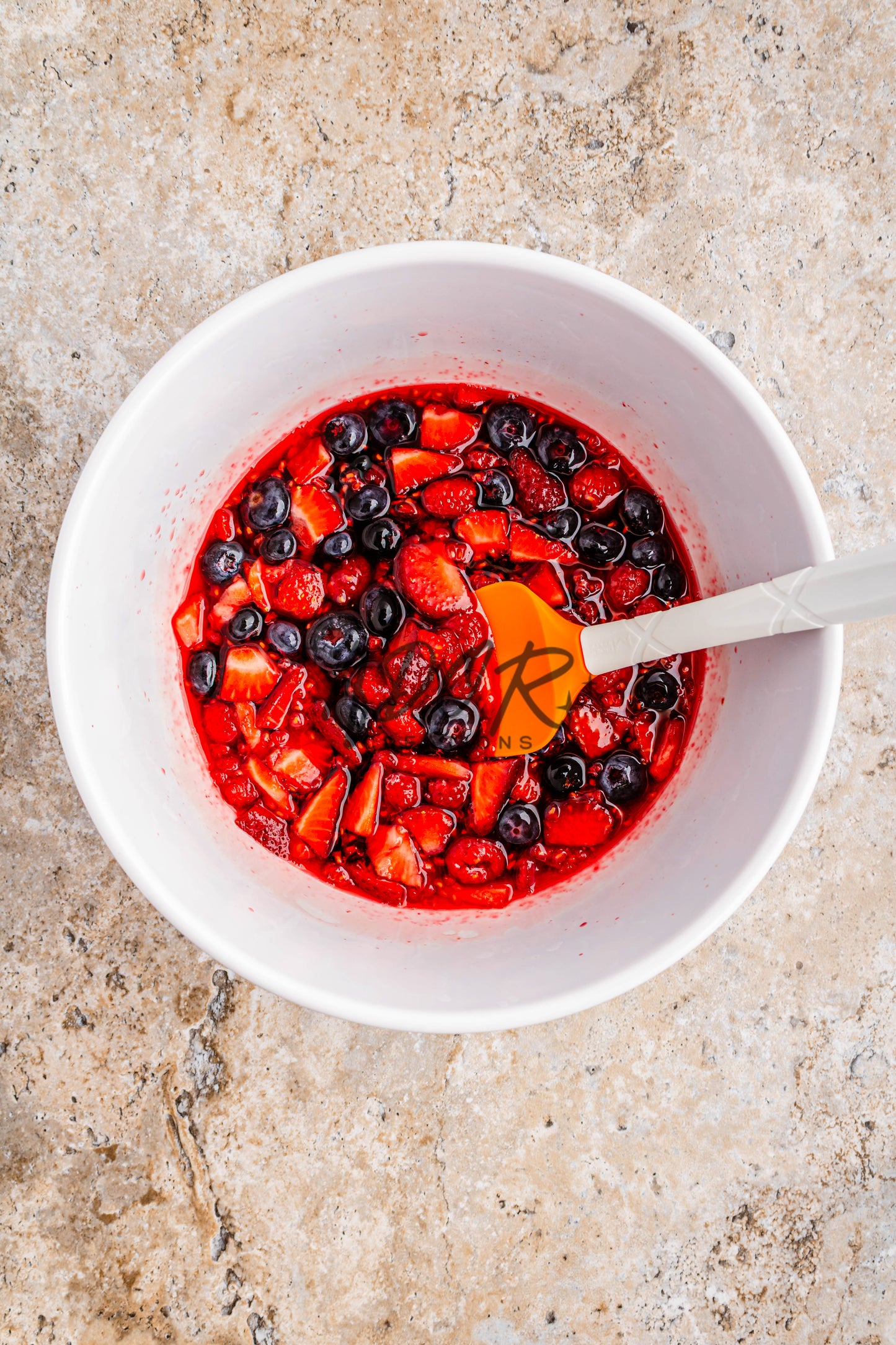 Patriotic Triple Berry Pretzel Salad - EXCLUSIVE
