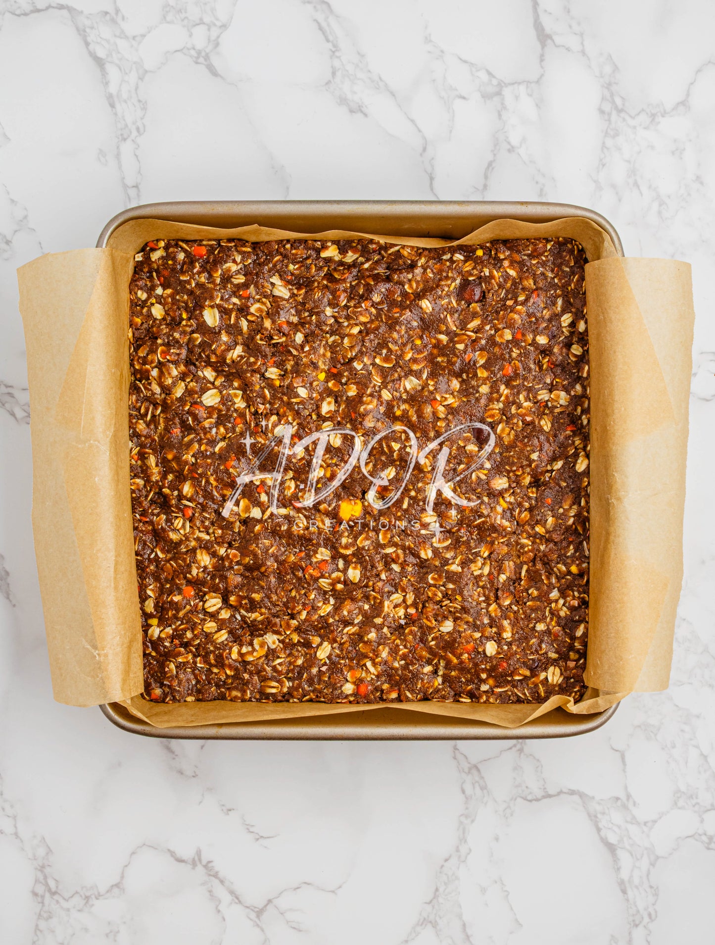 No-Bake Reese's Pieces Protein Bars - Set 4 of 6