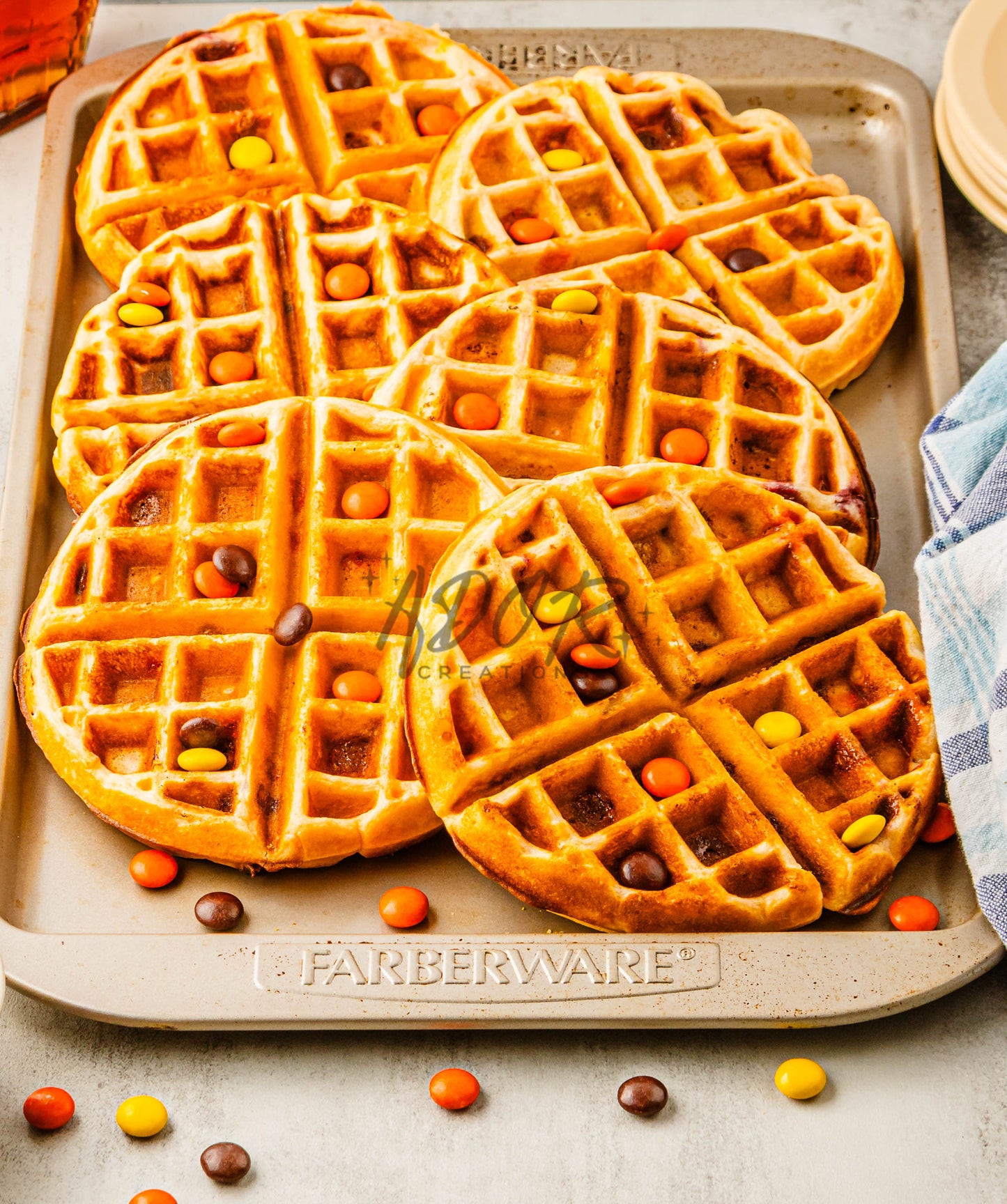 Reese's Pieces Waffles - EXCLUSIVE