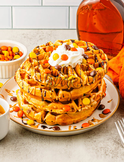 Reese's Pieces Waffles - EXCLUSIVE