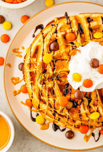 Reese's Pieces Waffles - EXCLUSIVE
