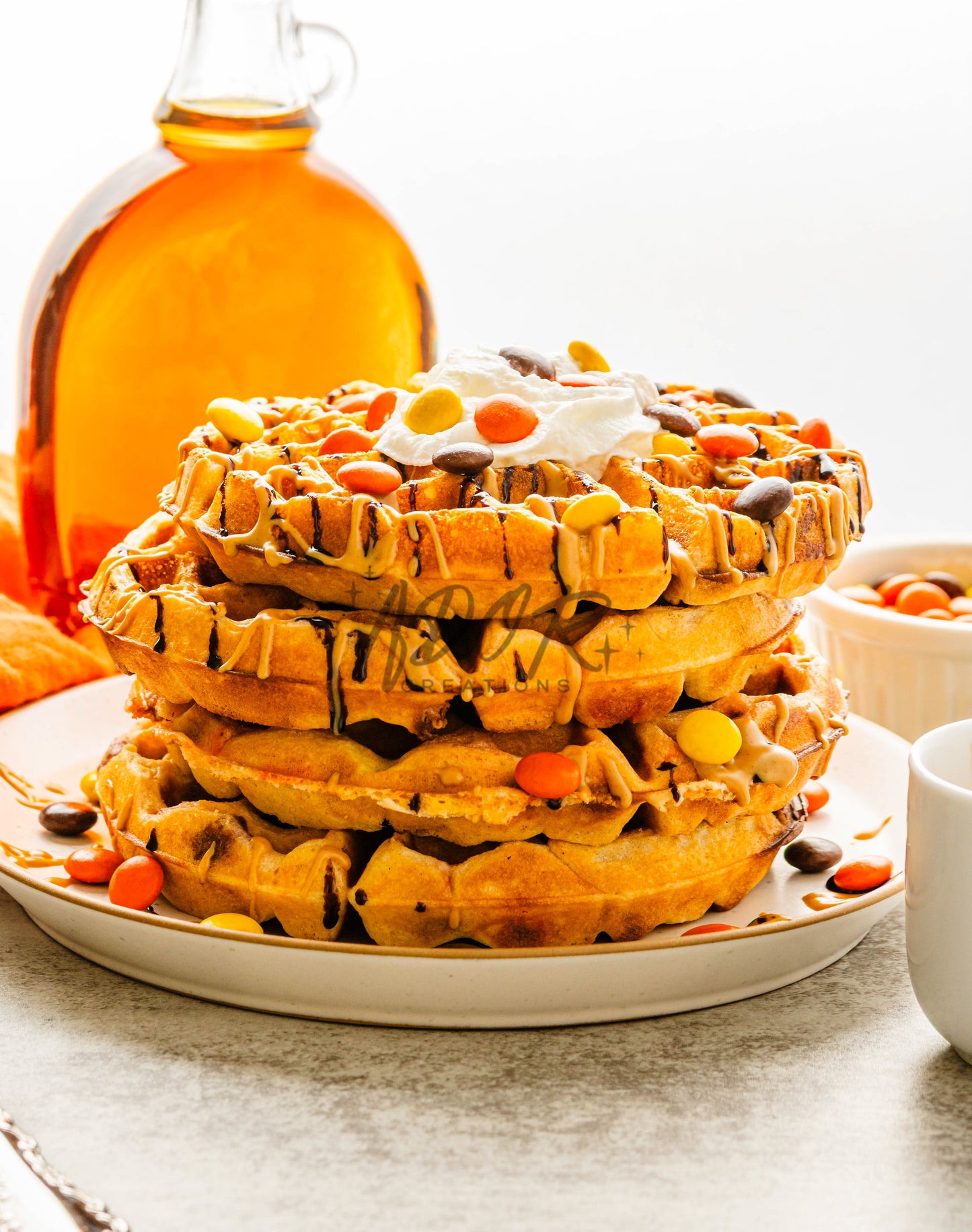 Reese's Pieces Waffles - EXCLUSIVE