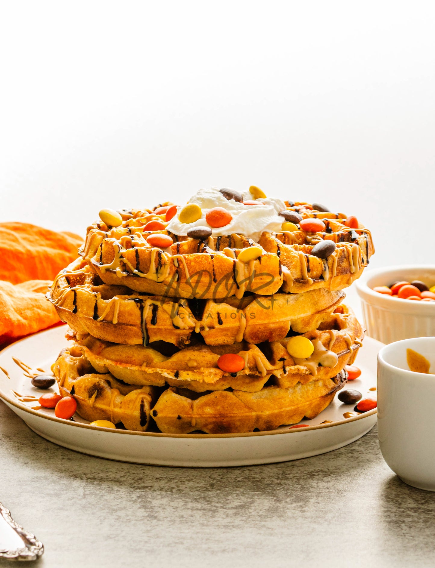 Reese's Pieces Waffles - EXCLUSIVE