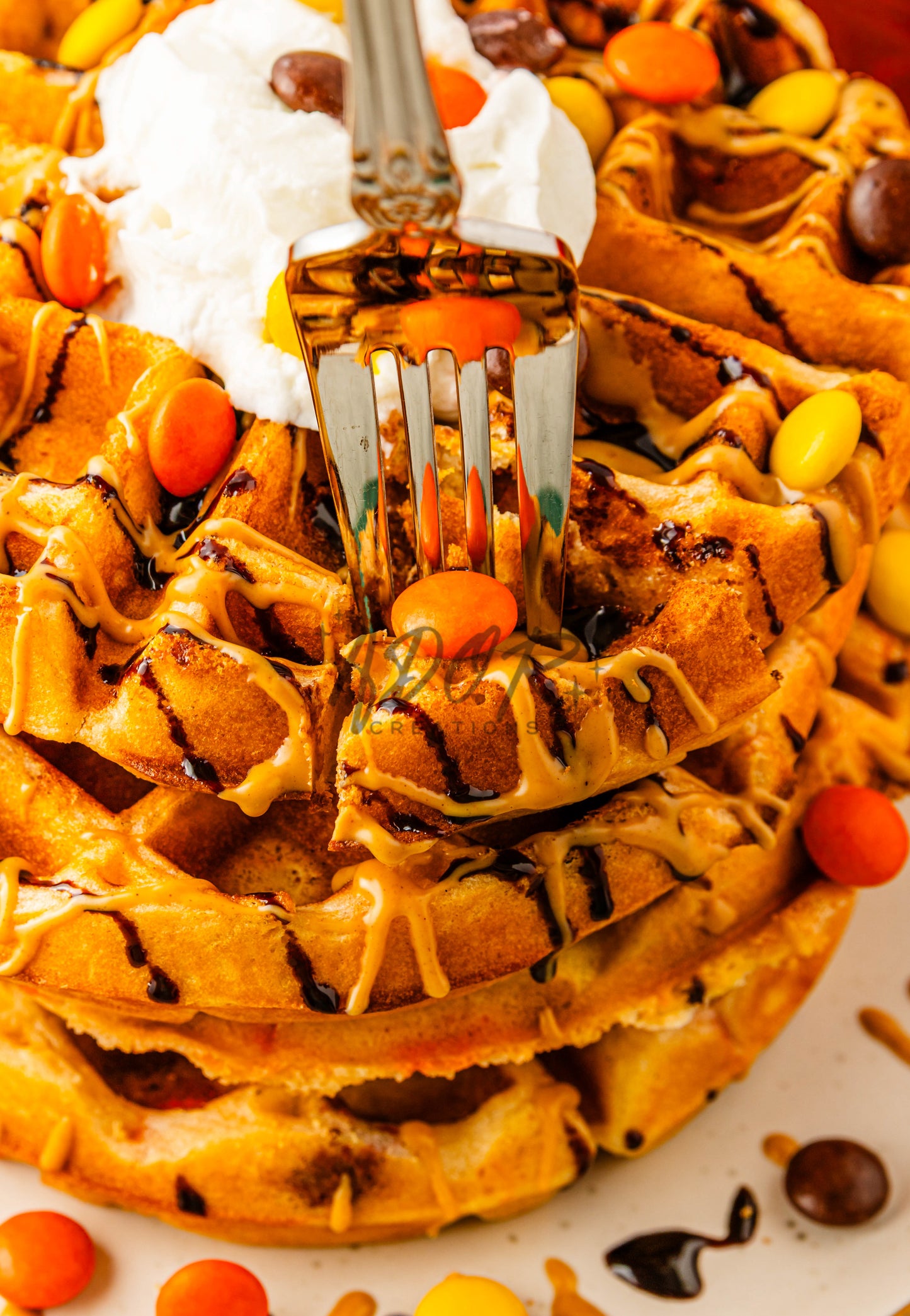 Reese's Pieces Waffles - EXCLUSIVE