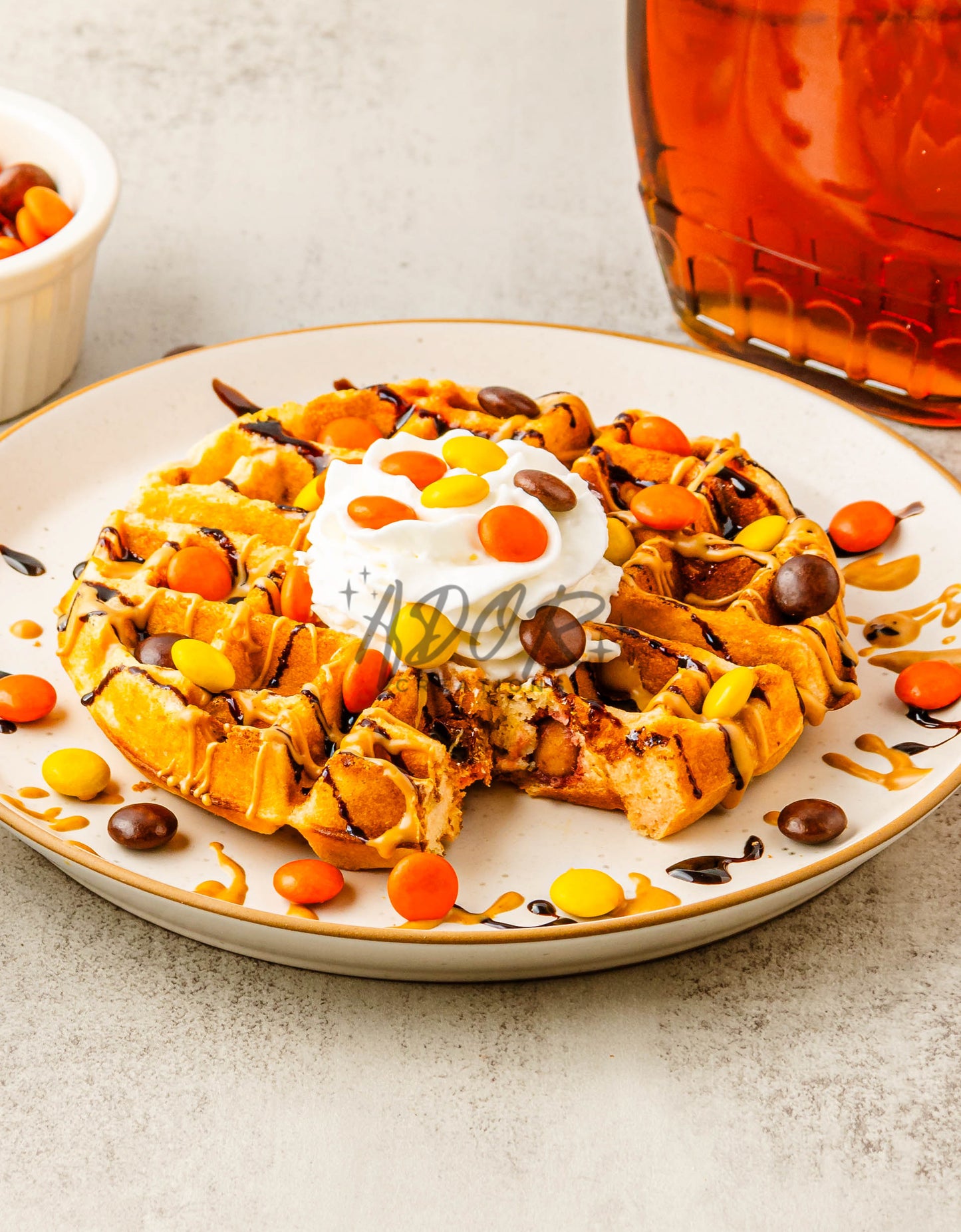 Reese's Pieces Waffles - EXCLUSIVE