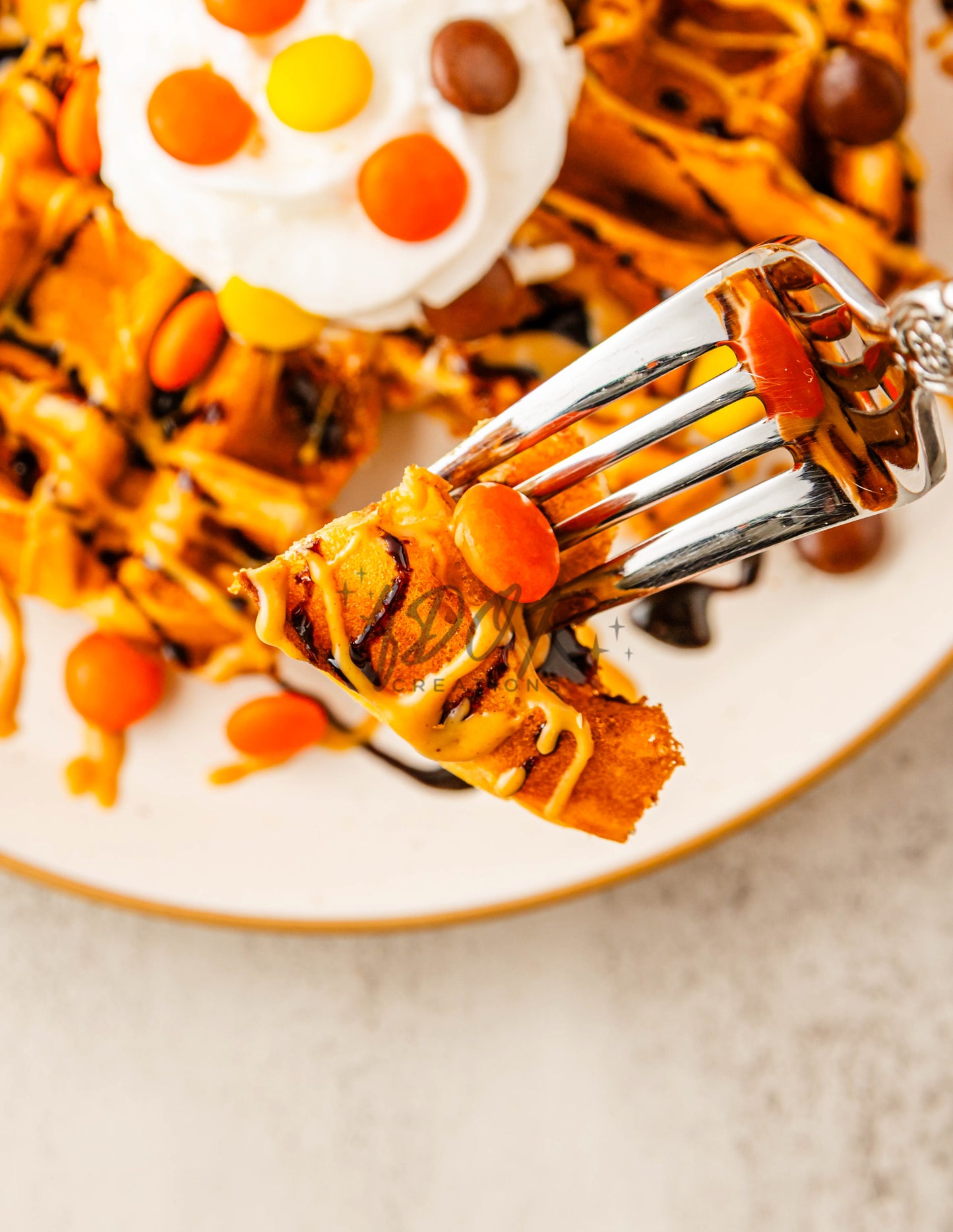 Reese's Pieces Waffles - EXCLUSIVE