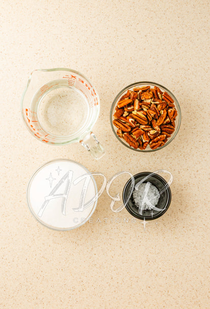 Homemade Pecan Syrup & Sweet Toasted Pecans - Set 1 of 3