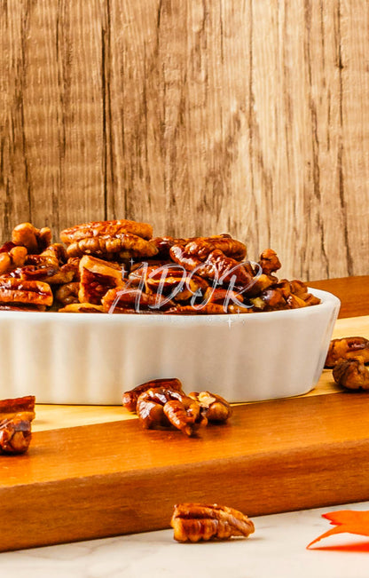 Homemade Pecan Syrup & Sweet Toasted Pecans - Set 1 of 3