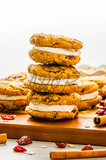 Pumpkin Oatmeal Cranberry Sandwich Cookies - Set 3 of 3