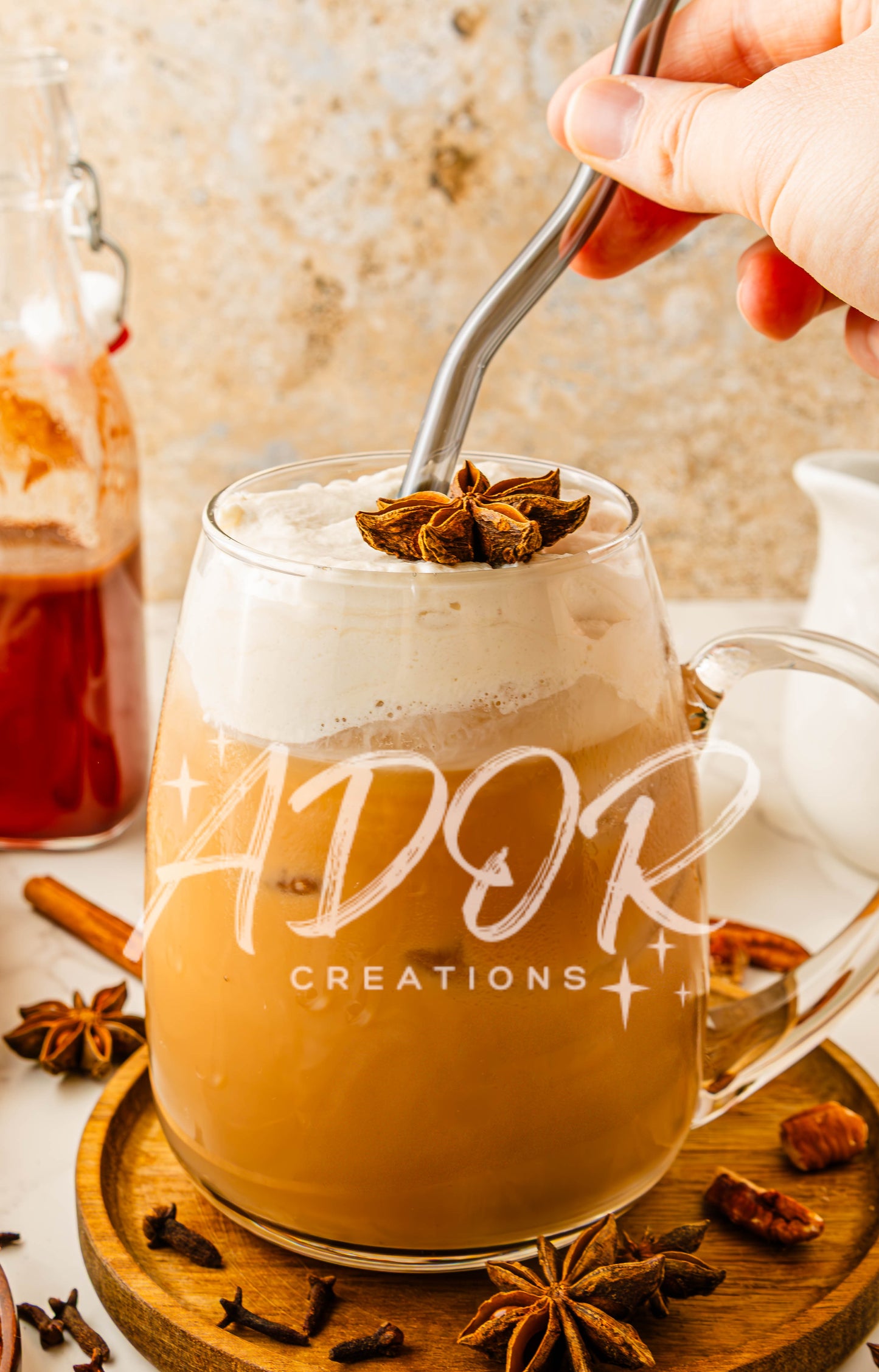 Iced Maple Pecan Chai Latte - EXCLUSIVE