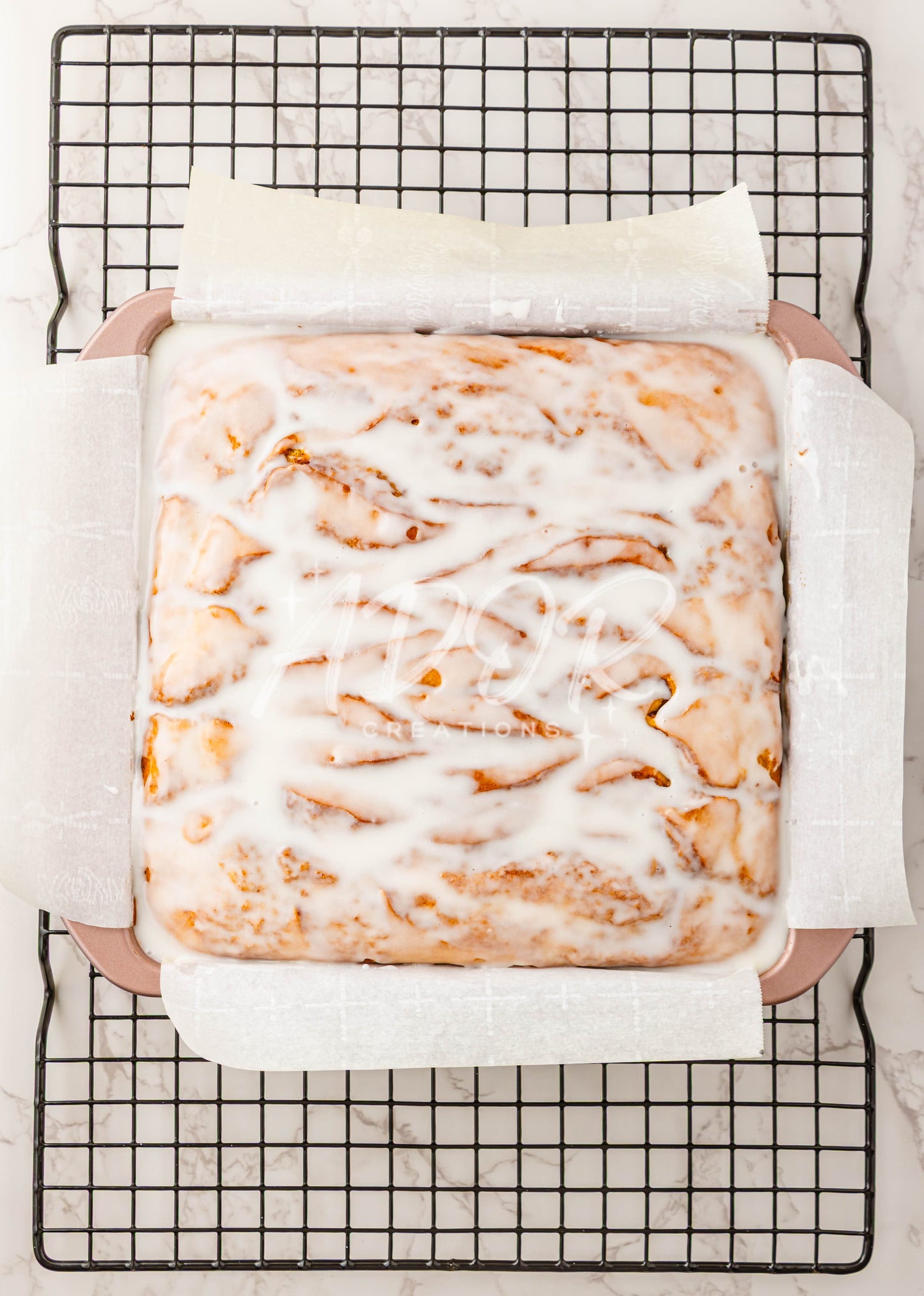 Gooey Banana Cinnamon Roll Cake - EXCLUSIVE