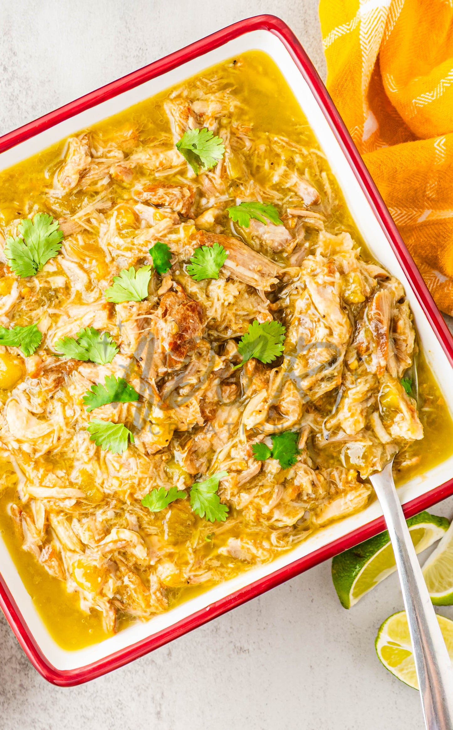 Easy Crockpot Green Chile Shredded Pork - EXCLUSIVE