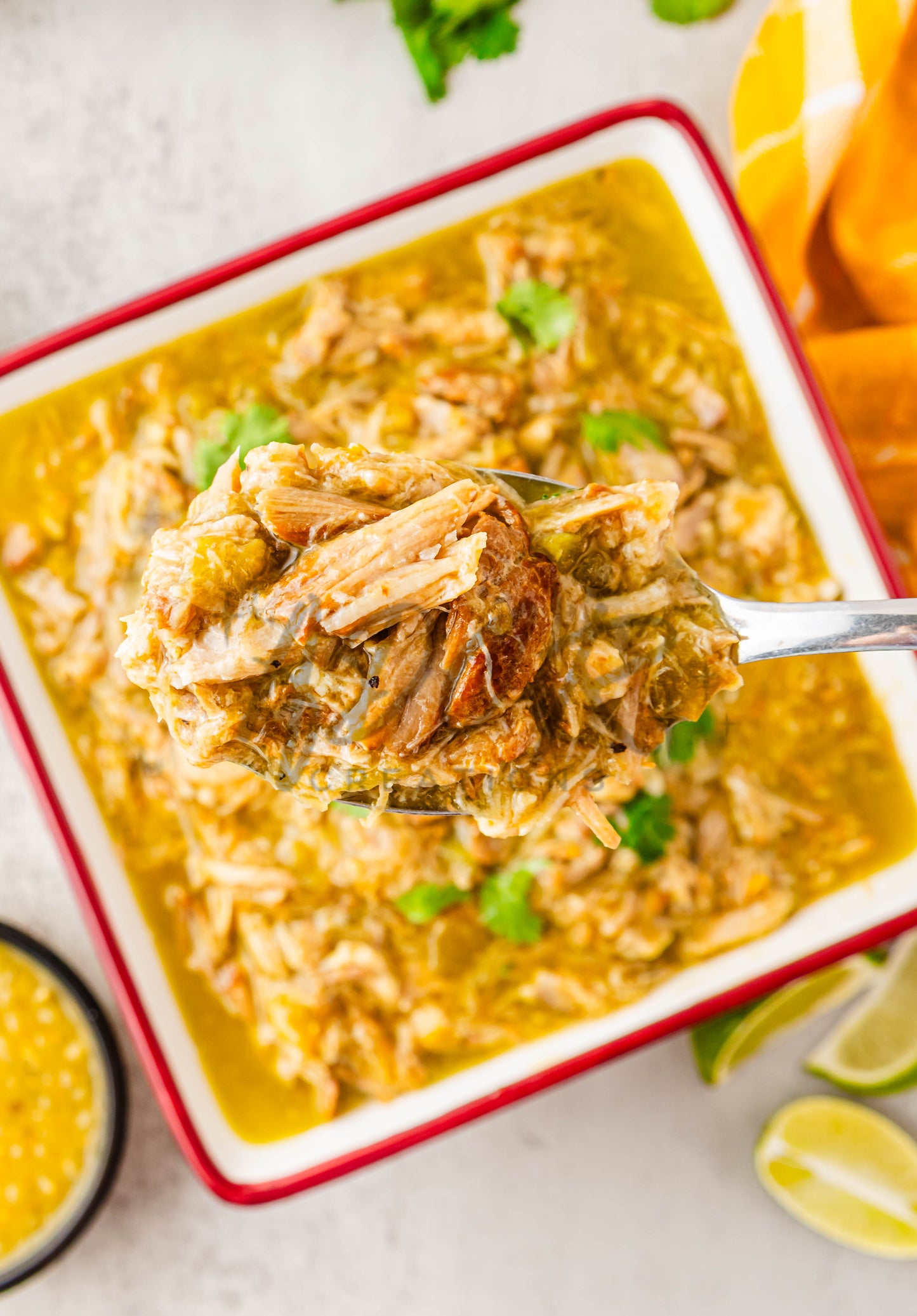 Easy Crockpot Green Chile Shredded Pork - EXCLUSIVE