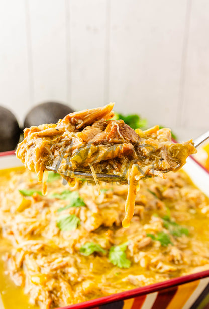 Easy Crockpot Green Chile Shredded Pork - EXCLUSIVE