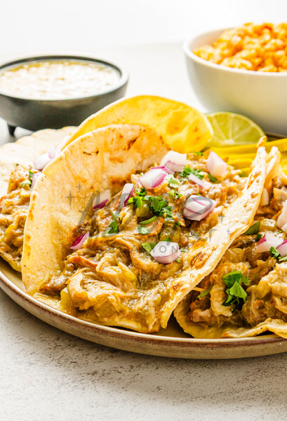 Easy Crockpot Green Chile Shredded Pork - EXCLUSIVE