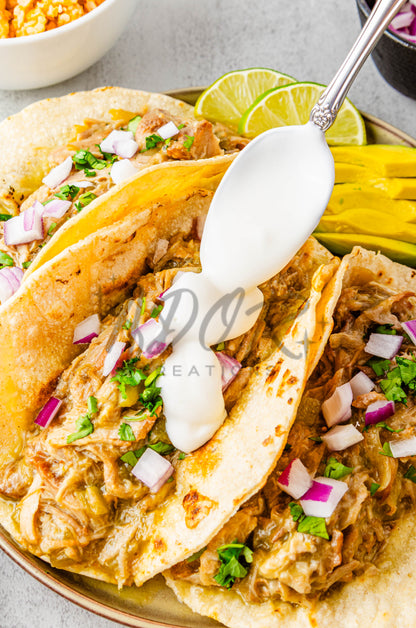 Easy Crockpot Green Chile Shredded Pork - EXCLUSIVE