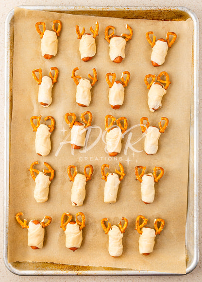 Christmas Rudolph Reindeer Pigs in a Blanket - Set 6 of 6