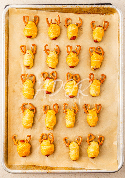 Christmas Rudolph Reindeer Pigs in a Blanket - Set 6 of 6